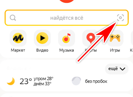 Приложение Яндекс.Поиск