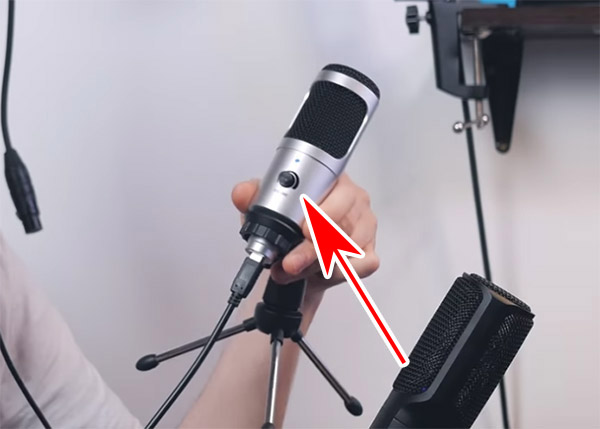 Кнопка включения микрофона