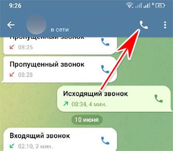 Кнопка вызова Telegram